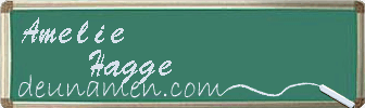 Amelie Hagge Visitenkarte